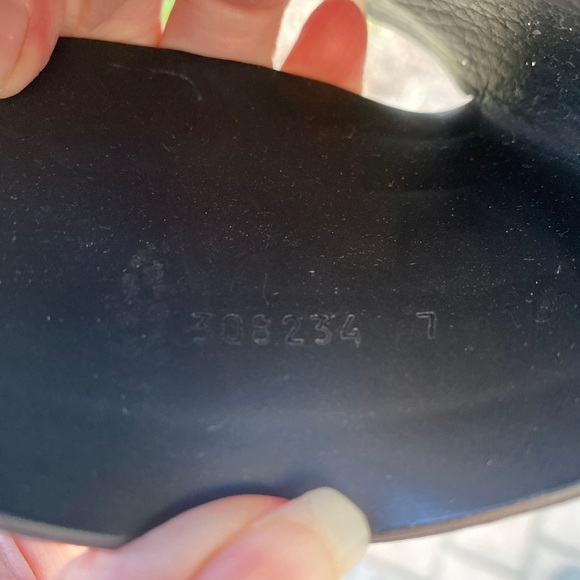 Gucci Black and green Slide Sandals size 7 - Picture 6 of 7